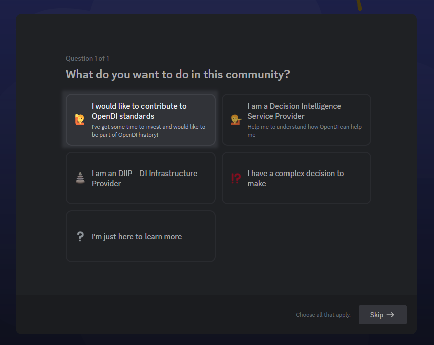 Discord Contributor Option