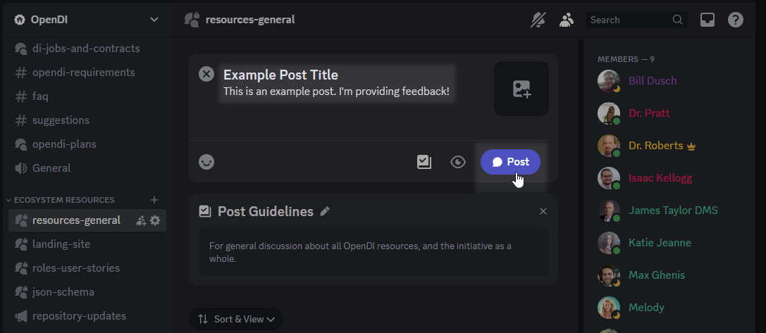 Discord Post to Forum